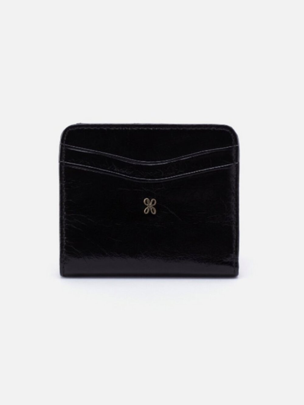 Hobo Max Mini Bifold Black Compact Wallet